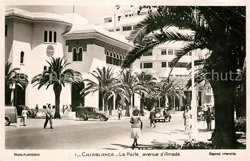 Casablanca La Poste Avenue d Amade Casablanca
