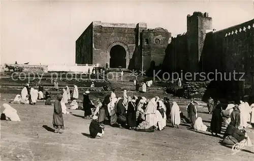 Rabat_Marokko Marche de la laine a la Porte des Oudaias Rabat Marokko