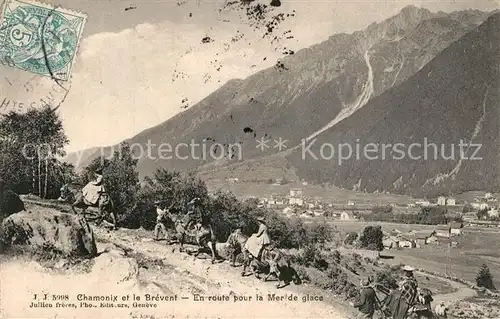 Chamonix et le Brevent en route pour la Mer de glace Chamonix