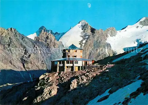 Stilfserjoch_Passo_dello_Stelvio Rifugio Tibet Berghuette Alpen 