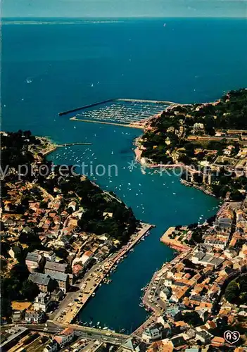 Pornic Vue generale du port vue aerienne Pornic