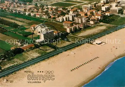 Villarosa Hotel Olimpic spiaggia veduta aerea Villarosa