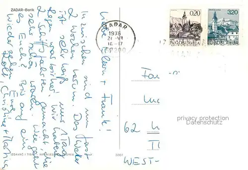 Borik_Zadar Hotel Strand Kueste Fliegeraufnahme 