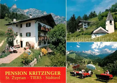 St_Zyprian Pension Kritzinger Kapelle Landschaftspanorama Alpen St_Zyprian