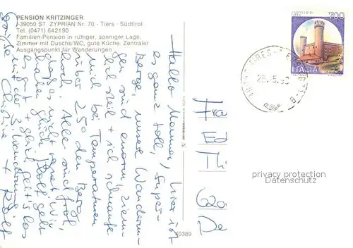 St_Zyprian Pension Kritzinger Kapelle Landschaftspanorama Alpen St_Zyprian