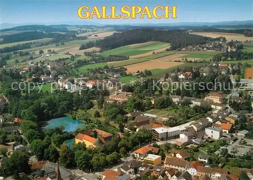 Gallspach Kurort im Alpenvorland Fliegeraufnahme Gallspach