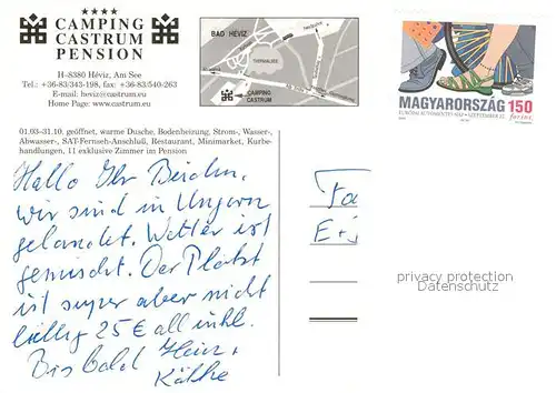 Heviz Kurcamping Castrum Pension Bad Heviz Heviz