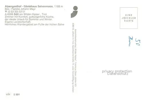 Soell_Tirol Alpengasthof Pension Salvenmoos Bergbahn Kaisergebirge Soell_Tirol