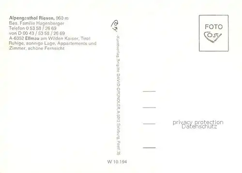 Ellmau_Tirol Alpengasthof Riesen Wintersportplatz am Wilden Kaiser Kaisergebirge Ellmau Tirol