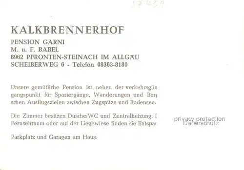 Steinach_Pfronten Kalkbrennerhof Hotel Pension Garni Hochalm Aggenstein Alpenrosen Alpvieh Alphornblaeser Bergbahn Steinach Pfronten