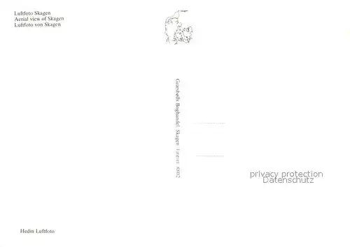 Skagen Hafen Fliegeraufnahme Skagen