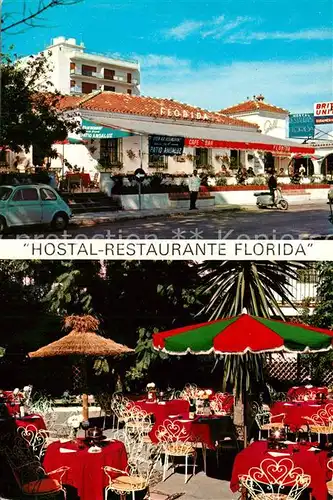 Torremolinos Hostal Restaurante Florida Gartenterrasse Torremolinos