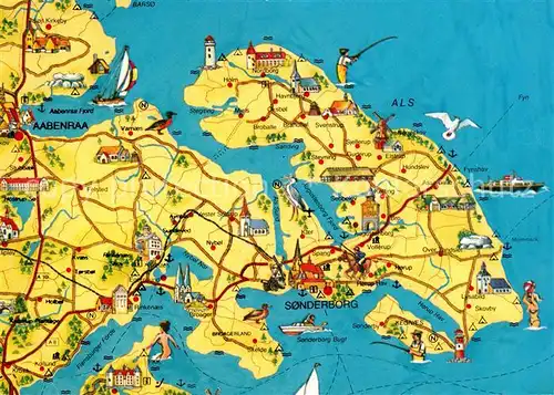 Sonderborg Landkarte Sonderborg