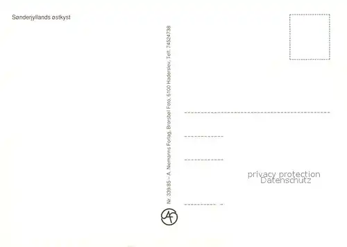 Sonderjylland Ostkueste Landkarte Sonderjylland