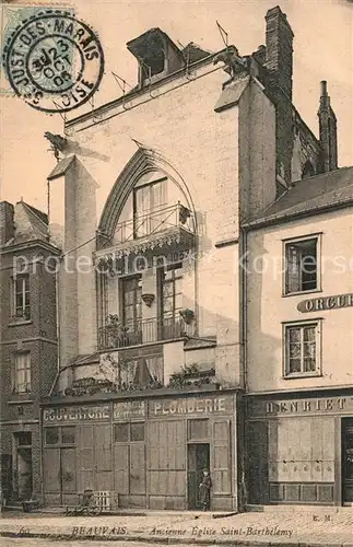 Beauvais Ancienne Eglise Saint Barthelemy Beauvais