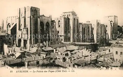 Avignon_Vaucluse Le Palais des Papes Avignon Vaucluse