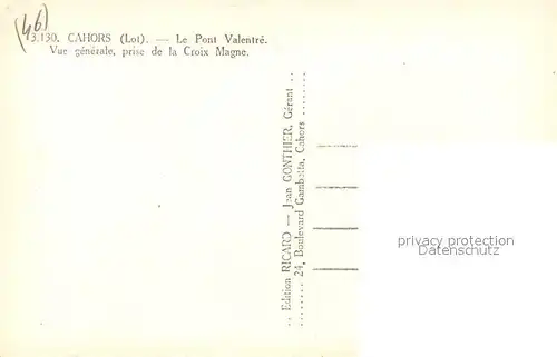 Cahors_en_Quercy Fliegeraufnahme Pont Valentr? Croix Magne Cahors_en_Quercy