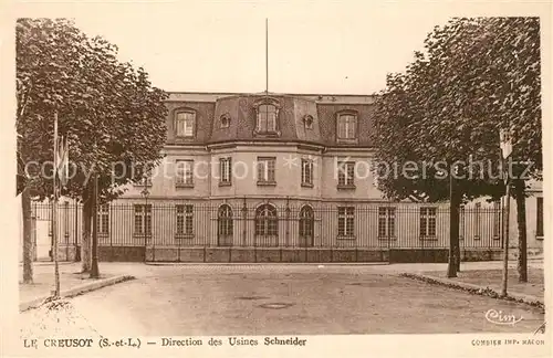 Le_Creusot_Saone et Loire Direction des Usines Schneider Le_Creusot_Saone et Loire