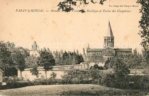 Paray le Monial Monastir Basilique et Enclos des Chapelains Paray le Monial