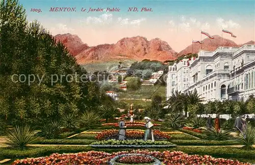 Menton_Alpes_Maritimes Le Jardin Public Menton_Alpes_Maritimes