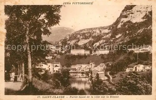 Saint_Claude_Besancon Partie basse de la ville sur la Bienne Saint_Claude_Besancon
