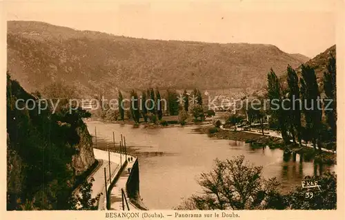 Besancon_Doubs Panorama sur le Doubs Besancon Doubs