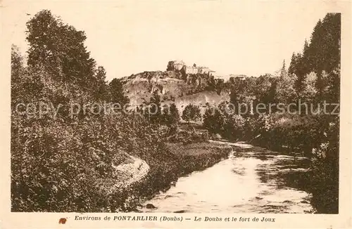 Pontarlier_Doubs Le Doubs et le fort de Joux Pontarlier Doubs