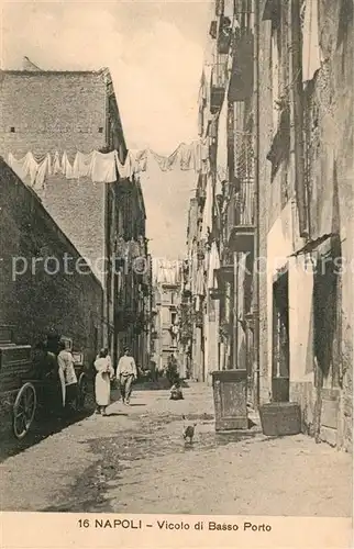 Napoli_Neapel Vicolo di Basso Porto Napoli Neapel
