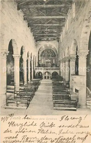 Fiesole Cattedrale Interno Fiesole