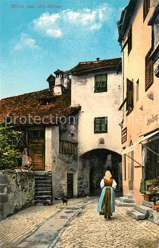 Meran_Merano Alt Meran Gasse  Meran Merano