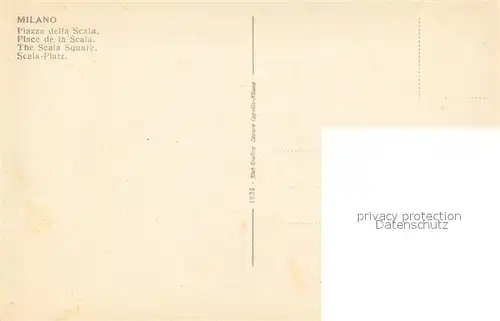 Milano Piazza della Scala Milano