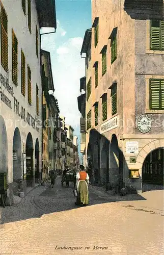 Meran_Merano Laubengasse  Meran Merano