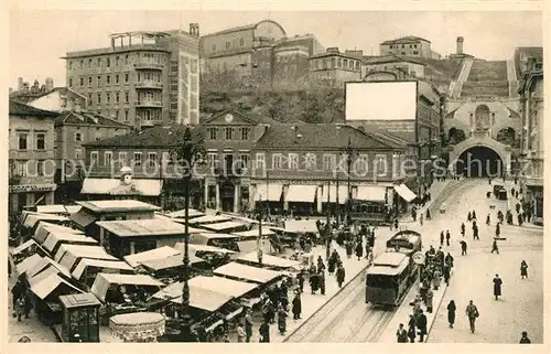 Trieste Piazza C. Goldoni  Trieste