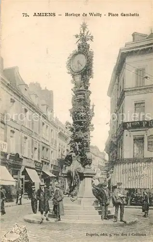 Amiens Horloge de Wailly Place Gambetta Amiens