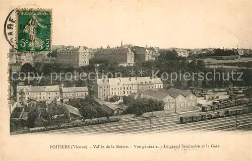 Poitiers_Vienne Vallee de la Boivre Grand Seminaire et la Gare Poitiers Vienne