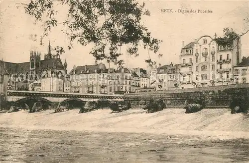 Metz_Moselle Digue des Pucelles Metz_Moselle