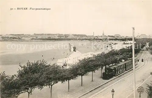 Royan_Charente Maritime Vue panoramique Train Royan Charente Maritime
