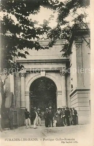 Fumades_les_Bains Portique Gallo Romain 