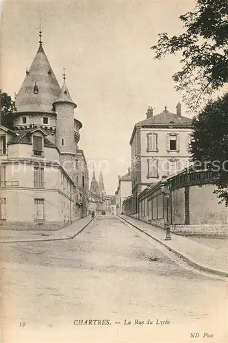 Chartres_Eure_et_Loir Rue du Lycee Chartres_Eure_et_Loir