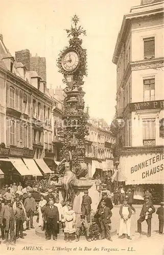 Amiens Horloge de Wailly et Rue des Vergaux Amiens
