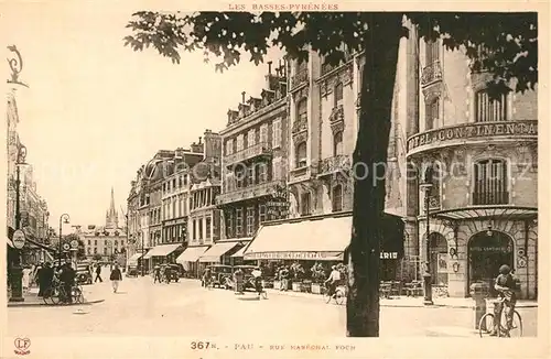 Pau Rue Marechal Foch Pau