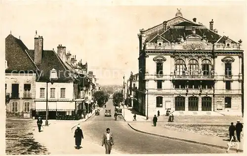 Autun Place du champs de Mars Theatre Autun