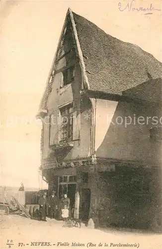 Nevers_Nievre Vieille Maison Rue de la Parcheminerie Nevers Nievre