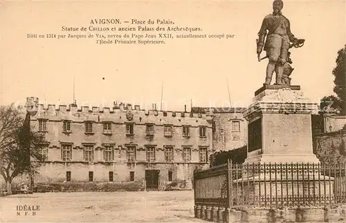 Avignon_Vaucluse Place du Palais Avignon Vaucluse