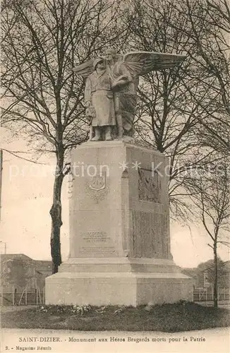 Saint Dizier_Haute Marne Monument aux Heros Bragards morts pour la Patrie Saint Dizier Haute Marne