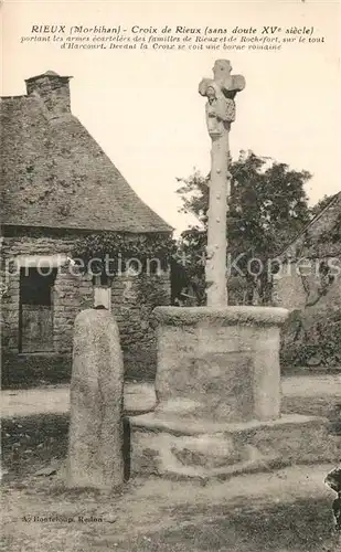 Rieux_Morbihan Croix de Rieux Rieux Morbihan