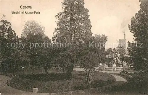 Genova_Genua_Liguria Giardini nel Palazzo Doria Genova_Genua_Liguria