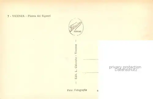 Vicenza Piazza dei Signori Vicenza
