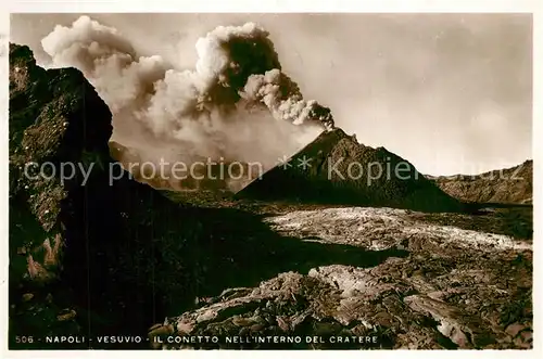Napoli_Neapel Vesuvio Conetto Cratere Napoli Neapel