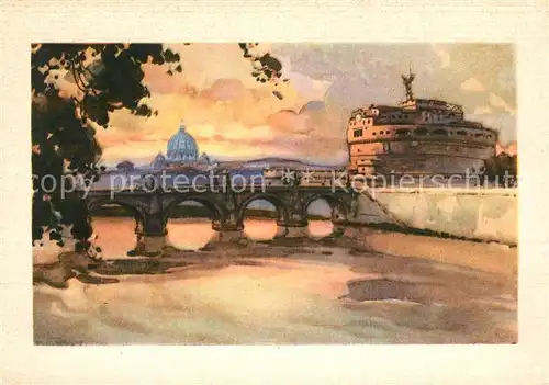 Roma_Rom Ponte e Castel S. Angelo Roma_Rom